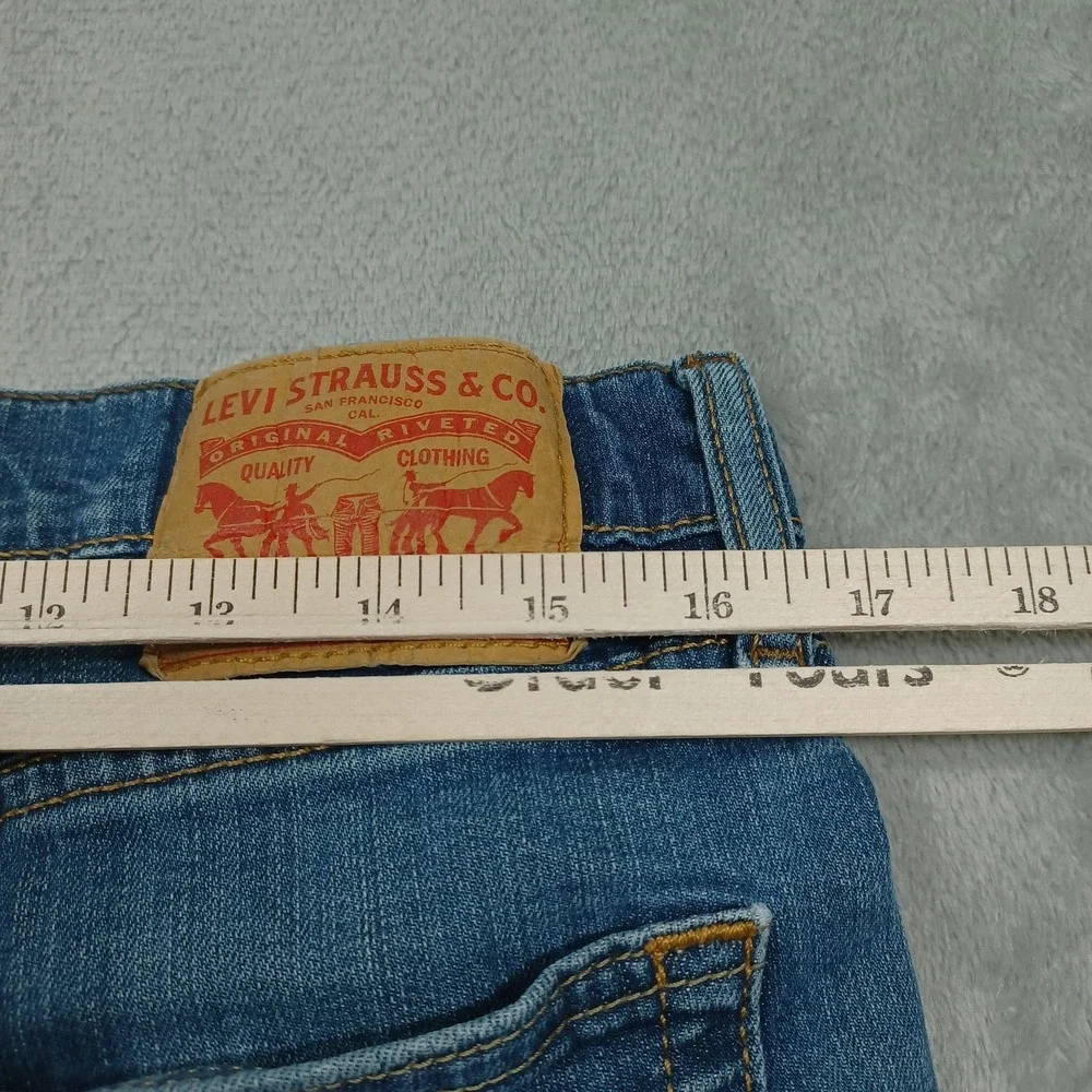 Levis 541 Jeans Mens 34x30 Blue Denim Distressed Athletic Tapered Preppy A3‎